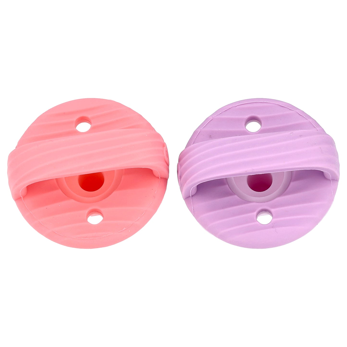 Munchkin, Sili-Soothe & Teethe™, Silicone Pacifier & Teether, 3 Months+, Light Pink & Light Purple, 2 Count