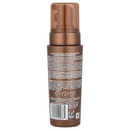 Jergens, Natural Glow, Instant Sun, Sunless Tanning Mousse, Light Bronze, 6 fl oz (177 ml)