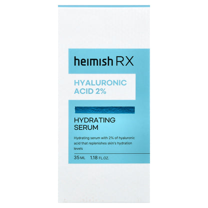 Heimish, RX, Hyaluronic Acid 2% Hydrating Serum, 1.18 fl oz (35 ml)