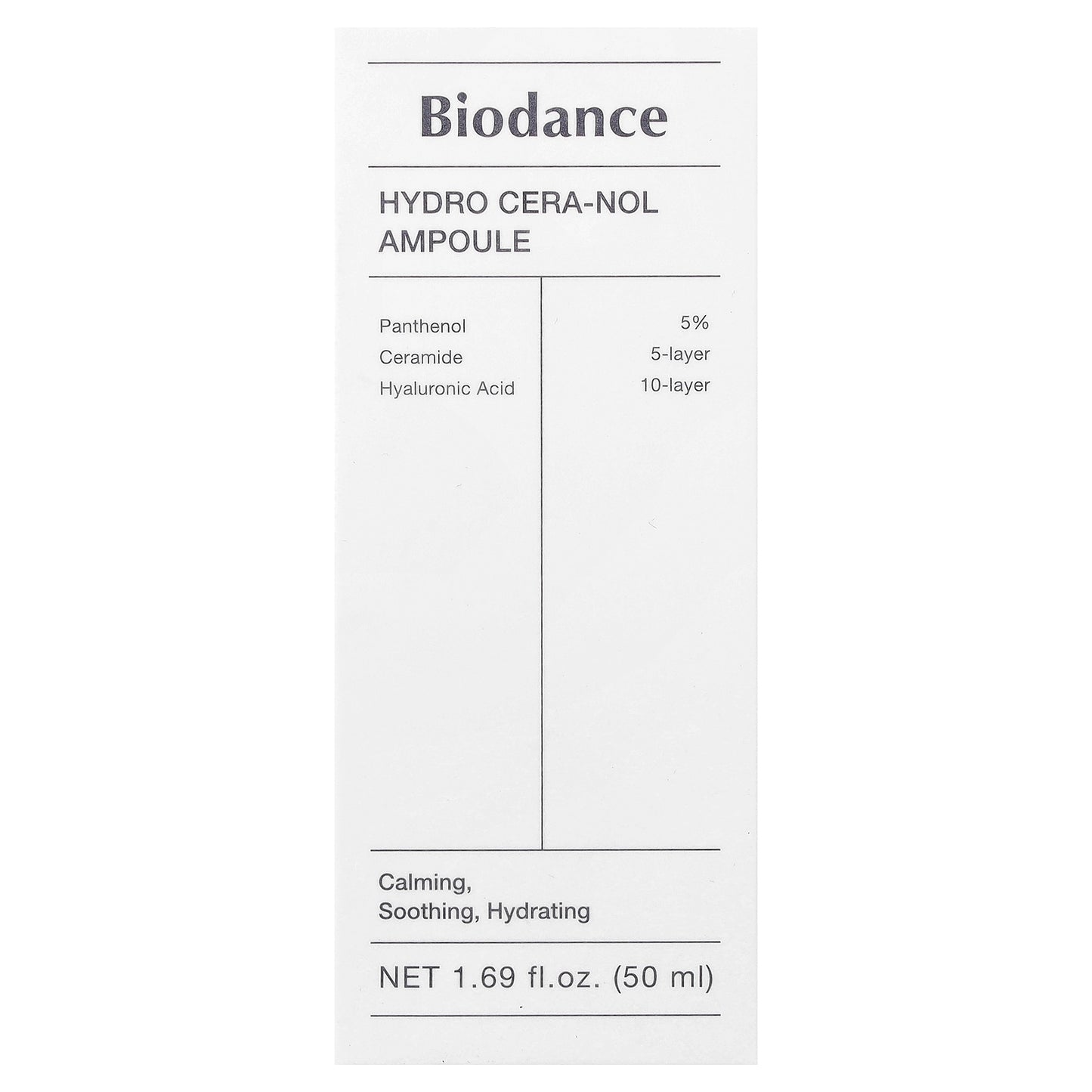 Biodance, Hydro Cera-Nol Ampoule, 1.69 fl oz (50 ml)