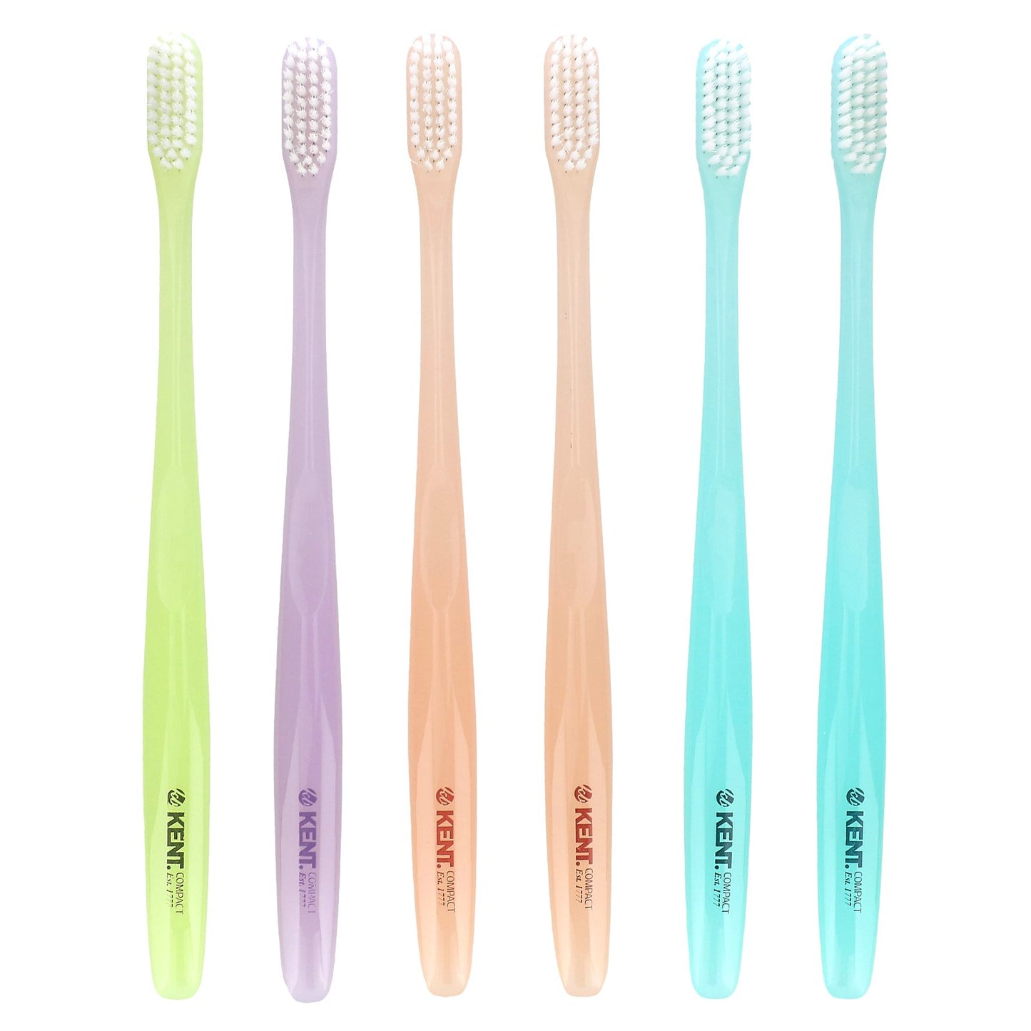 Kent, Ultra Soft Toothbrush, Compact, 6 Toothbrushes