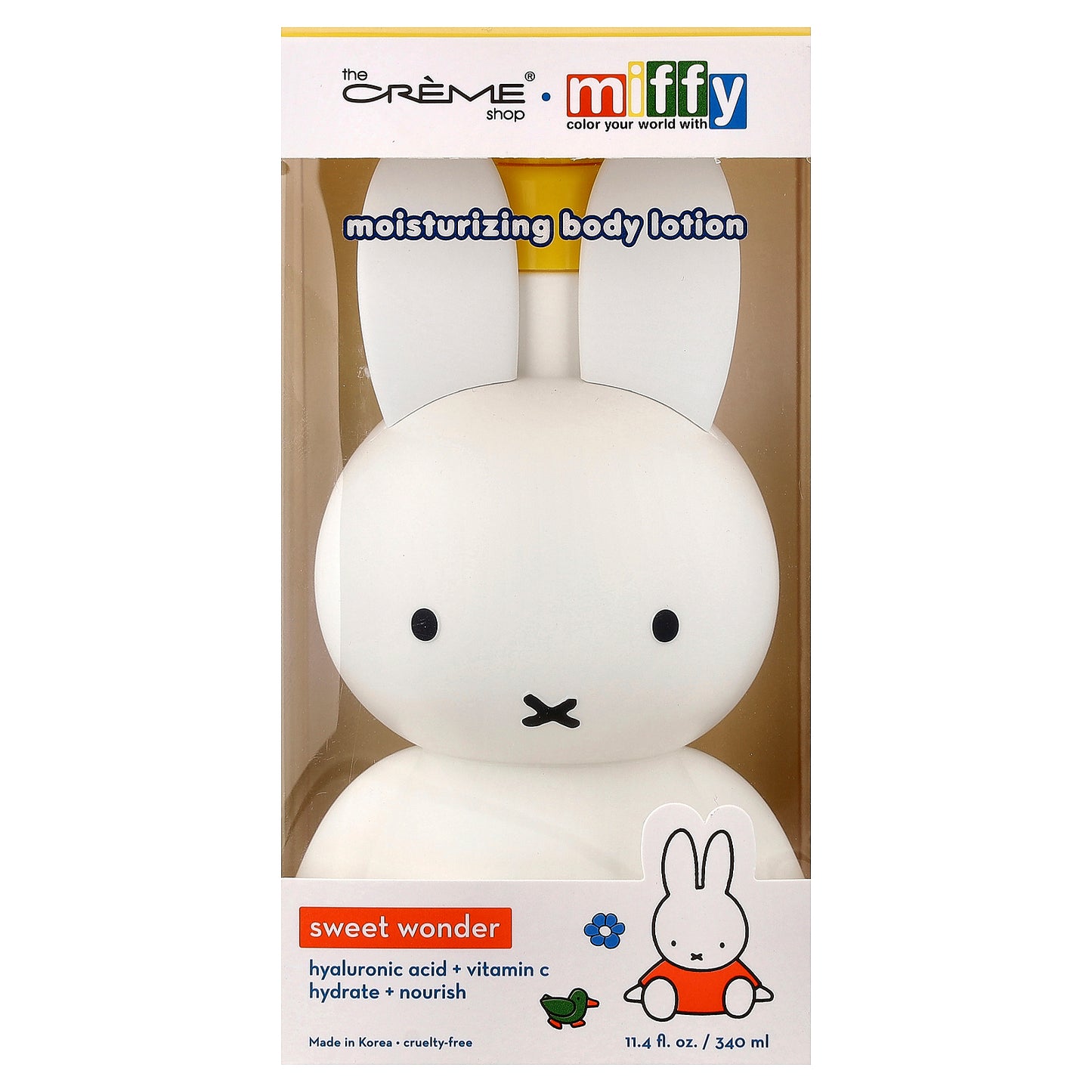 The Creme Shop, Miffy, Moisturizing Body Lotion, Sweet Wonder, 11.4 fl oz (340 ml)