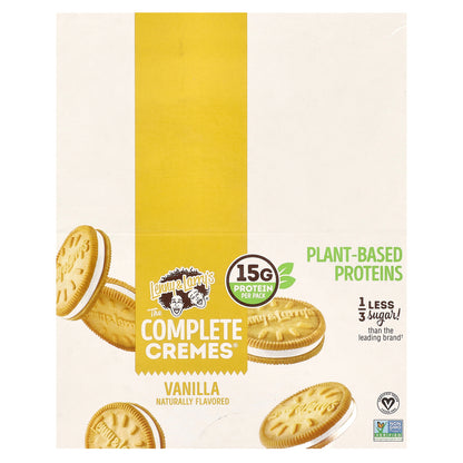 Lenny & Larry's, The Complete Cremes®, Sandwhich Cookies, Vanilla, 12 Packs, 2.86 oz (81 g) Each