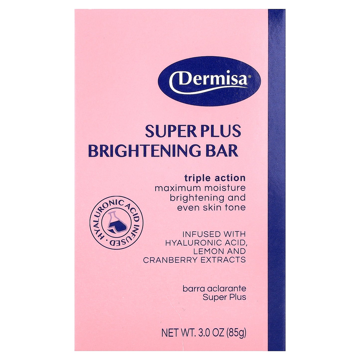 Dermisa, Super Plus Brightening Bar Soap, 3 oz (85 g)