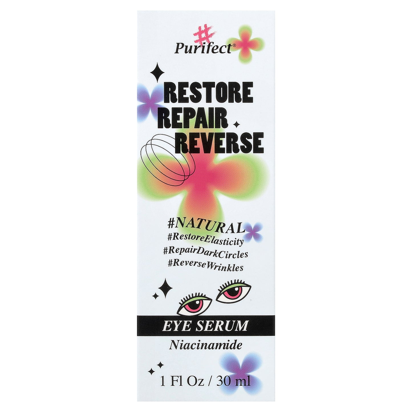 Hello Purifect, Eye Serum, Niacinamide, 1 fl oz (30 ml)