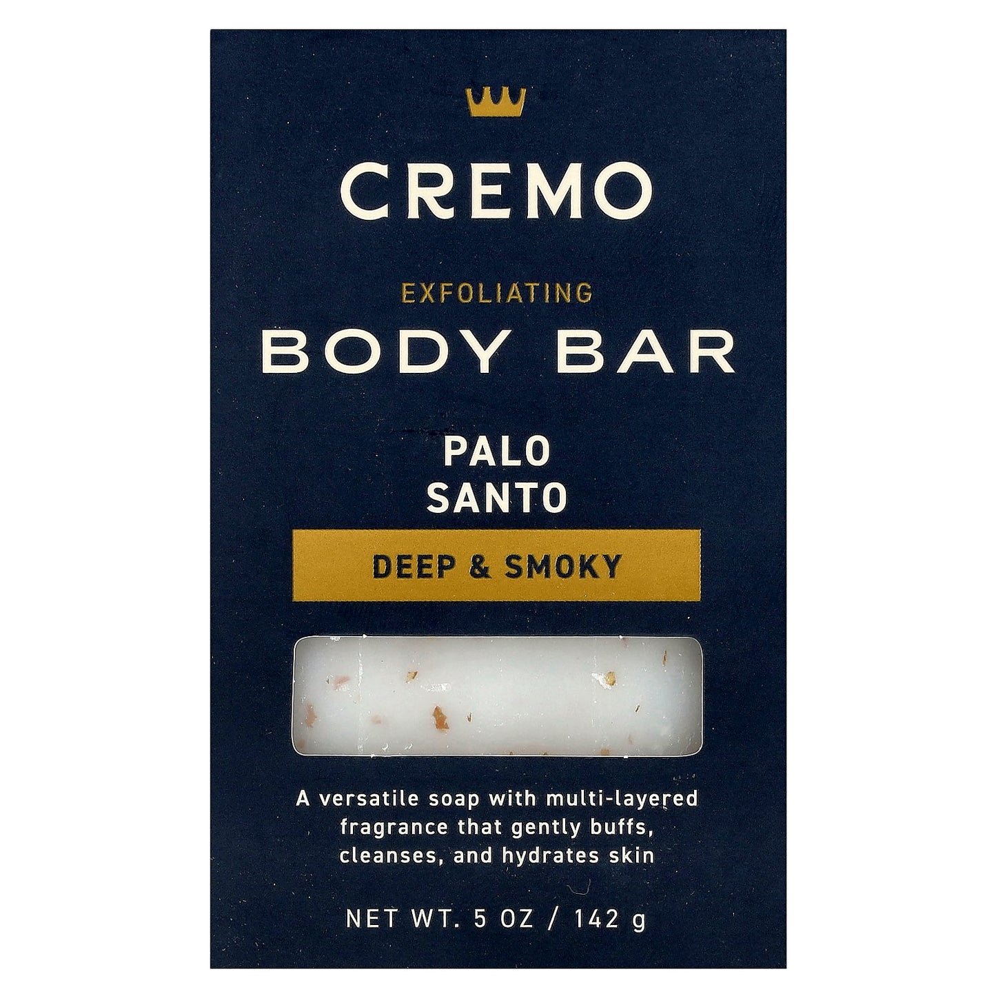 Cremo, Exfoliating Body Bar, Palo Santo , 5 oz (142 g)