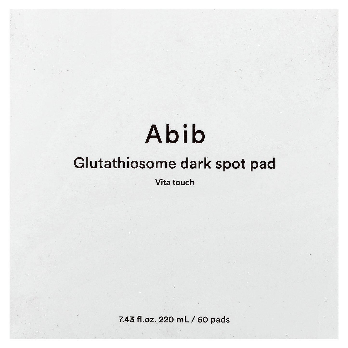 Abib, Glutathiosome Dark Spot Pad, Vita Touch, 60 Pads