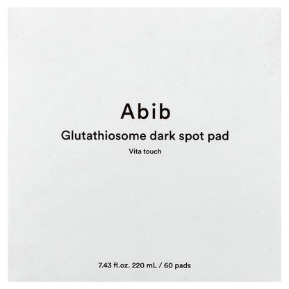 Abib, Glutathiosome Dark Spot Pad, Vita Touch, 60 Pads