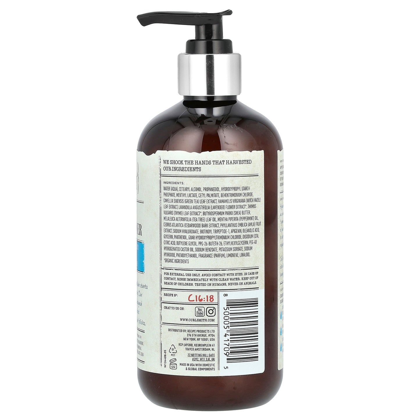 Curlsmith, Post-Wash Calming Conditioner, For All Hair and Scalp Types, 12 fl oz (355 ml)