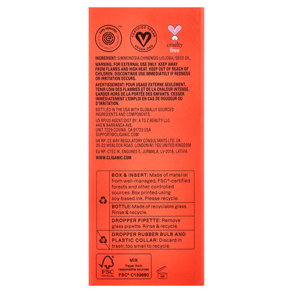 Cliganic, Jojoba Oil, For Oily & Combination Skin, 4 fl oz (120 ml)