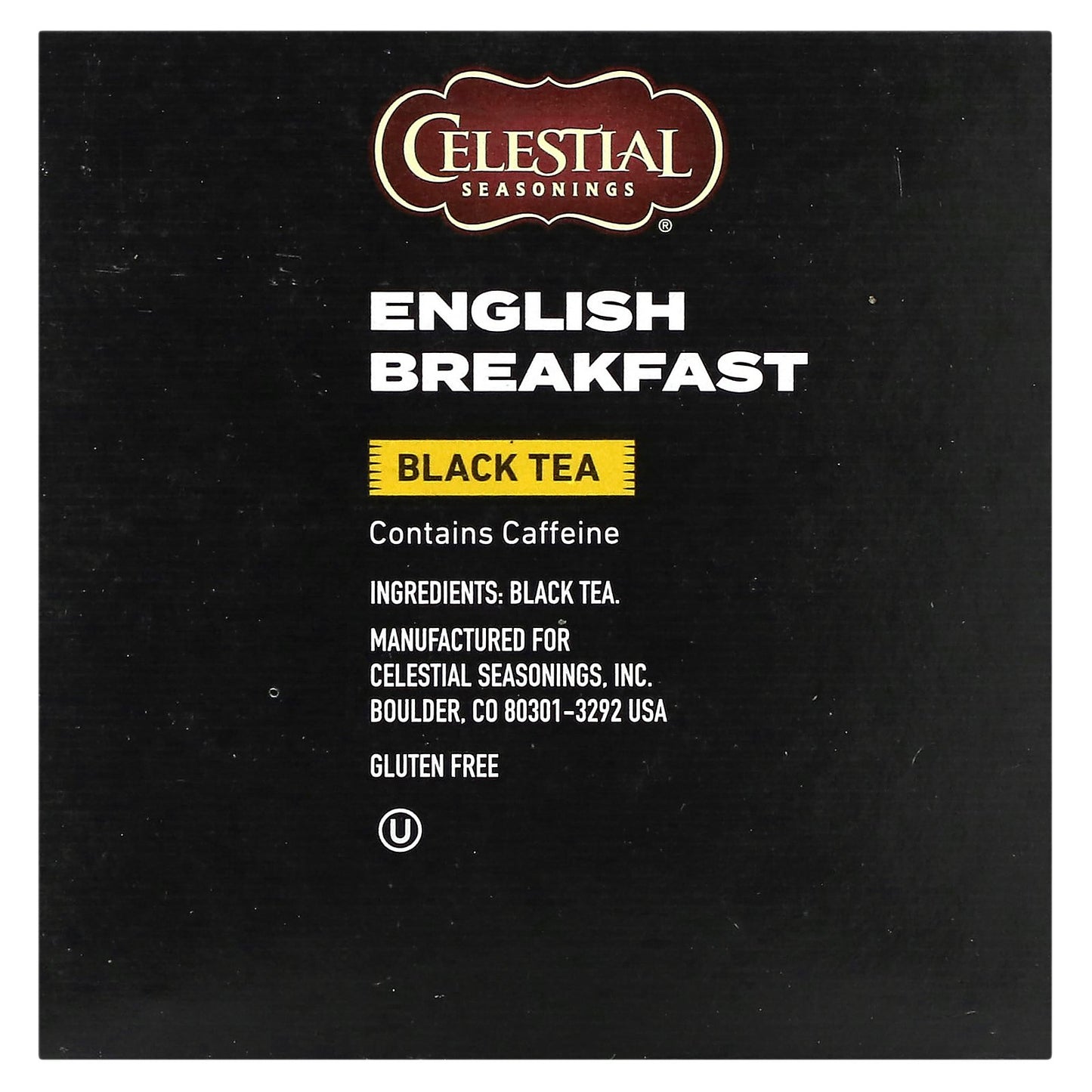 Celestial Seasonings, Black Tea, English Breakfast, 12 K-Cup Pods, 0.1 oz (3.1 g) Each