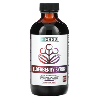 Zhou Nutrition, Elderberry Syrup, 8 fl oz (236 ml)