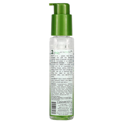 Giovanni, 2chic, Ultra-Moist Super Potion Anti-Frizz & Binding Serum Oil,  Avocado + Olive Oil, 2.75 fl oz (81 ml)