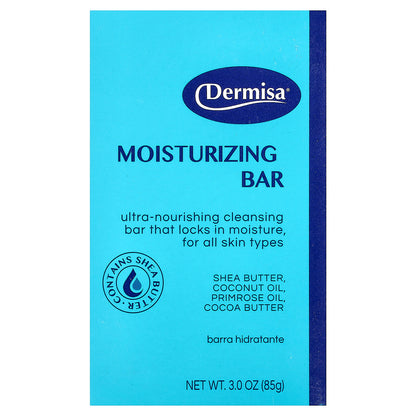 Dermisa, Moisturizing Bar Soap, For All Skin Types, 3 oz (85 g)