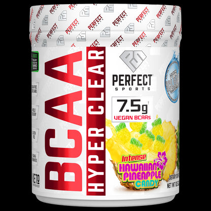 PERFECT Sports, BCAA Hyper Clear, Intense Hawaiian Pineapple Candy, 10.5 oz (297 g)