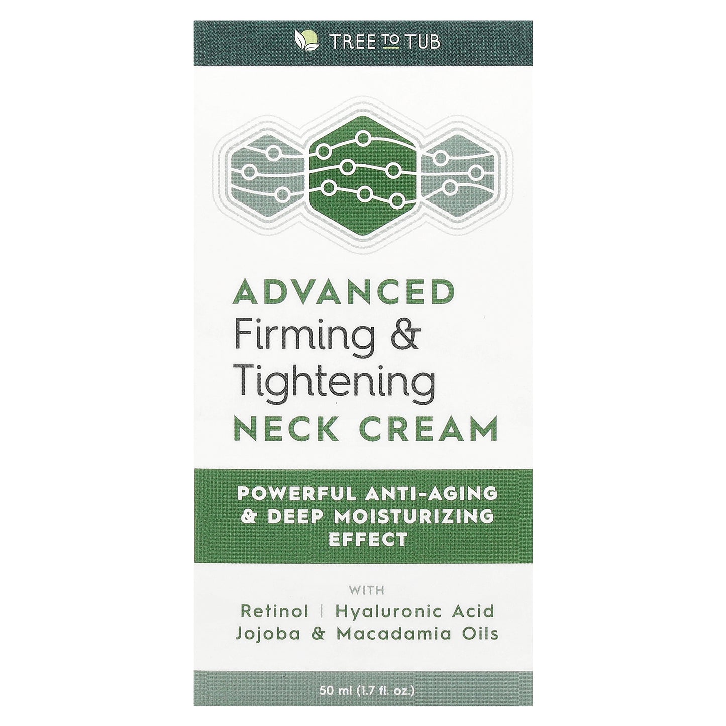 Tree To Tub, Advanced Firming & Tightening Neck Cream, 1.7 fl oz (50 ml)