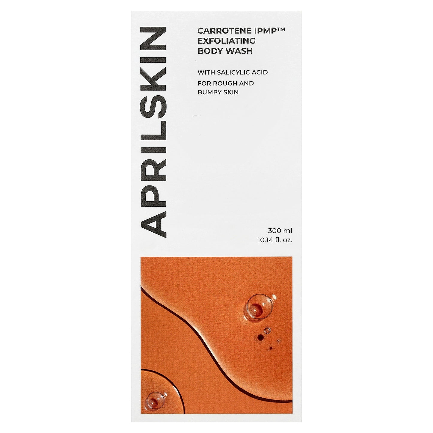 April Skin, Carrotene IPMP™ Exfoliating Body Wash, 10.14 fl oz (300 ml)