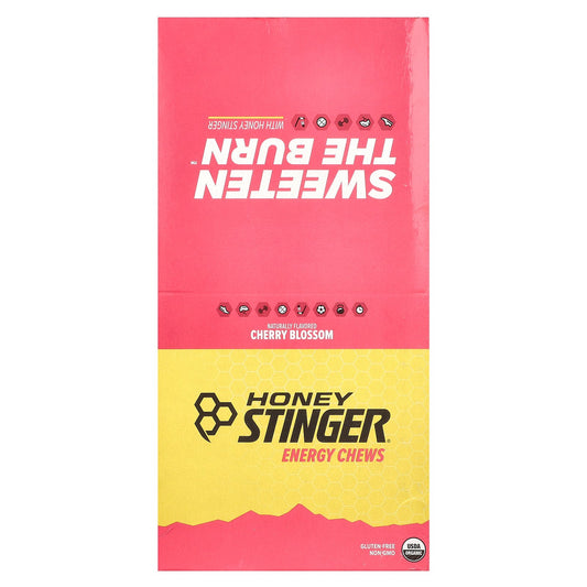 Honey Stinger, Energy Chews, Cherry Blossom, 12 Packets, 1.8 oz (50 g) Each