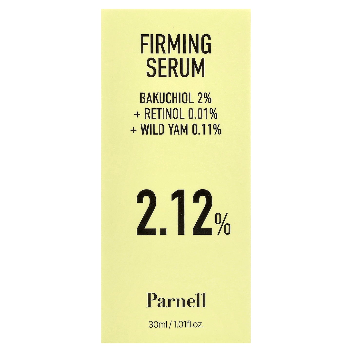 Parnell, Bakuchiol Retinol Wild Yam 2.12 Firming Serum, 1.01 fl oz (30 ml)