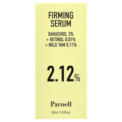 Parnell, Bakuchiol Retinol Wild Yam 2.12 Firming Serum, 1.01 fl oz (30 ml)