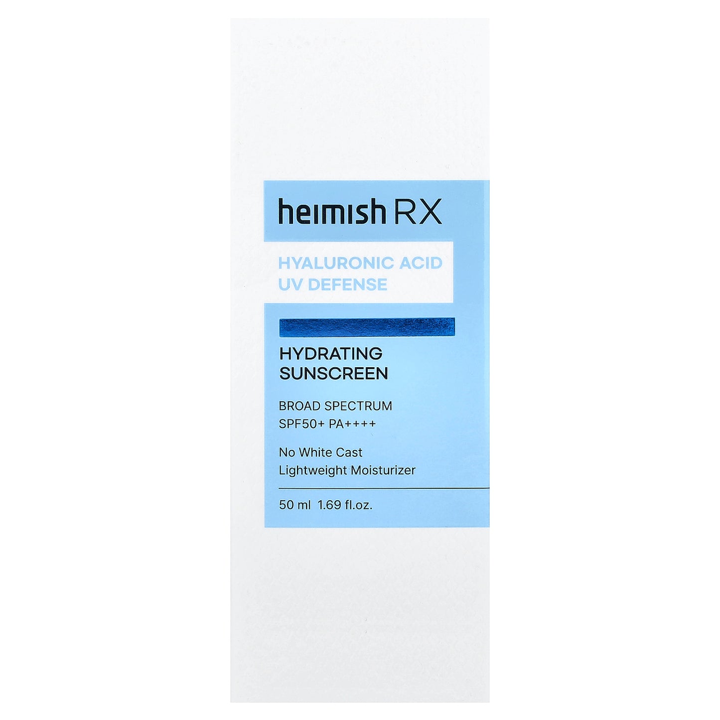 Heimish, Hydrating Sunscreen, SPF 50+ PA++++, 1.69 fl oz (50 ml)