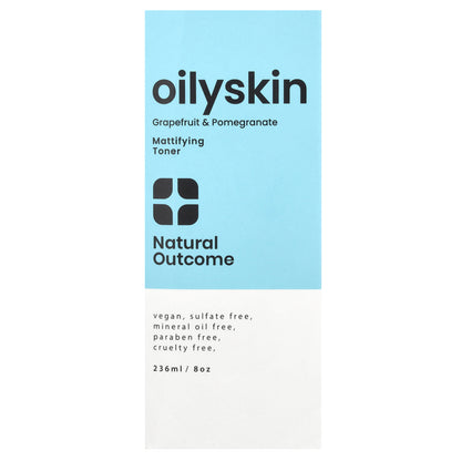 Natural Outcome, Oily Skin, Mattifying Toner, 8 oz (236 ml)