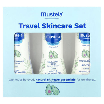 Mustela, Travel Skincare Set, 3 Pieces