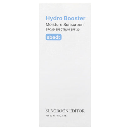 Sungboon Editor, Hydro Booster, Moisture Sunscreen, SPF 30 , 1.69 fl oz (50 ml)