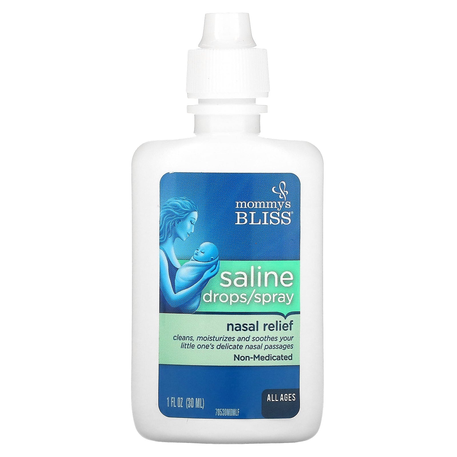 Mommy's Bliss, Saline Drops/Spray Nasal Relief, All Ages, 1 fl oz (30 ml)