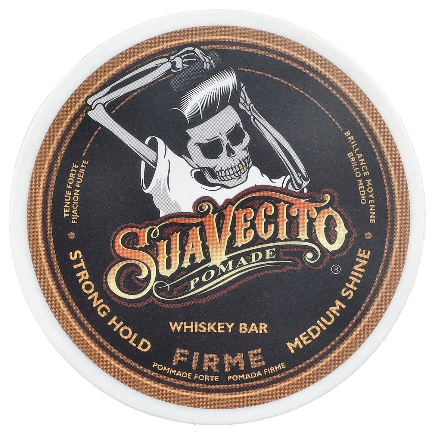 Suavecito, Pomade, Firme, Whiskey Bar, 4 oz (113 g)