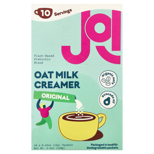 JOI, Oat Milk Creamer, Original, 10 Packets, 0.42 oz (12 g) Each