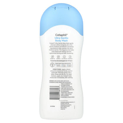 Cetaphil, Ultra Gentle Body Wash, Fragrance Free, 16.9 fl oz (500 ml)
