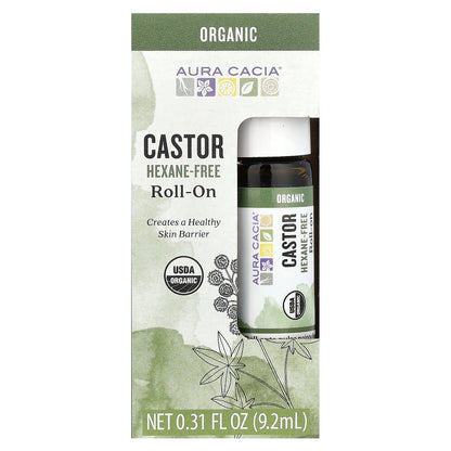 Aura Cacia, Roll-On, Castor, 0.31 fl oz (9.2 ml)