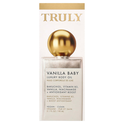 Truly Beauty, Vanilla Baby Luxury Body Oil, 3.1 fl oz (90 ml)