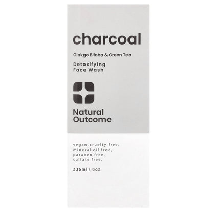 Natural Outcome, Charcoal, Detoxifying Face Wash, 8 oz (236 ml)
