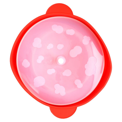 Amish Country Popcorn, Silicone Microwave Popcorn Popper, Red, 4 Pieces