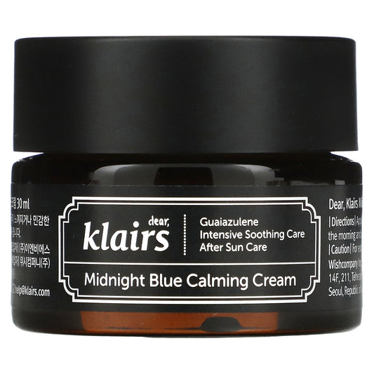 Dear, Klairs, Midnight Blue Calming Cream, 1 oz (30 ml)