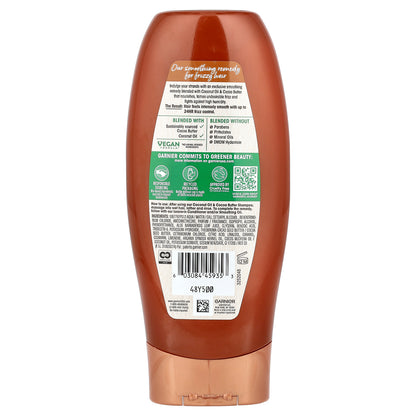 Garnier, Whole Blends, Smoothing Conditioner, Coconut Oil & Cocoa Butter, 12.5 fl oz (370 ml)