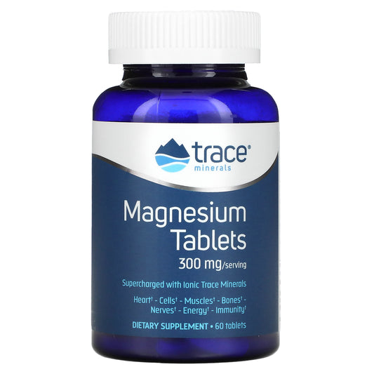 Trace, Magnesium, 300 mg, 60 Tablets (150 mg per Tablet)