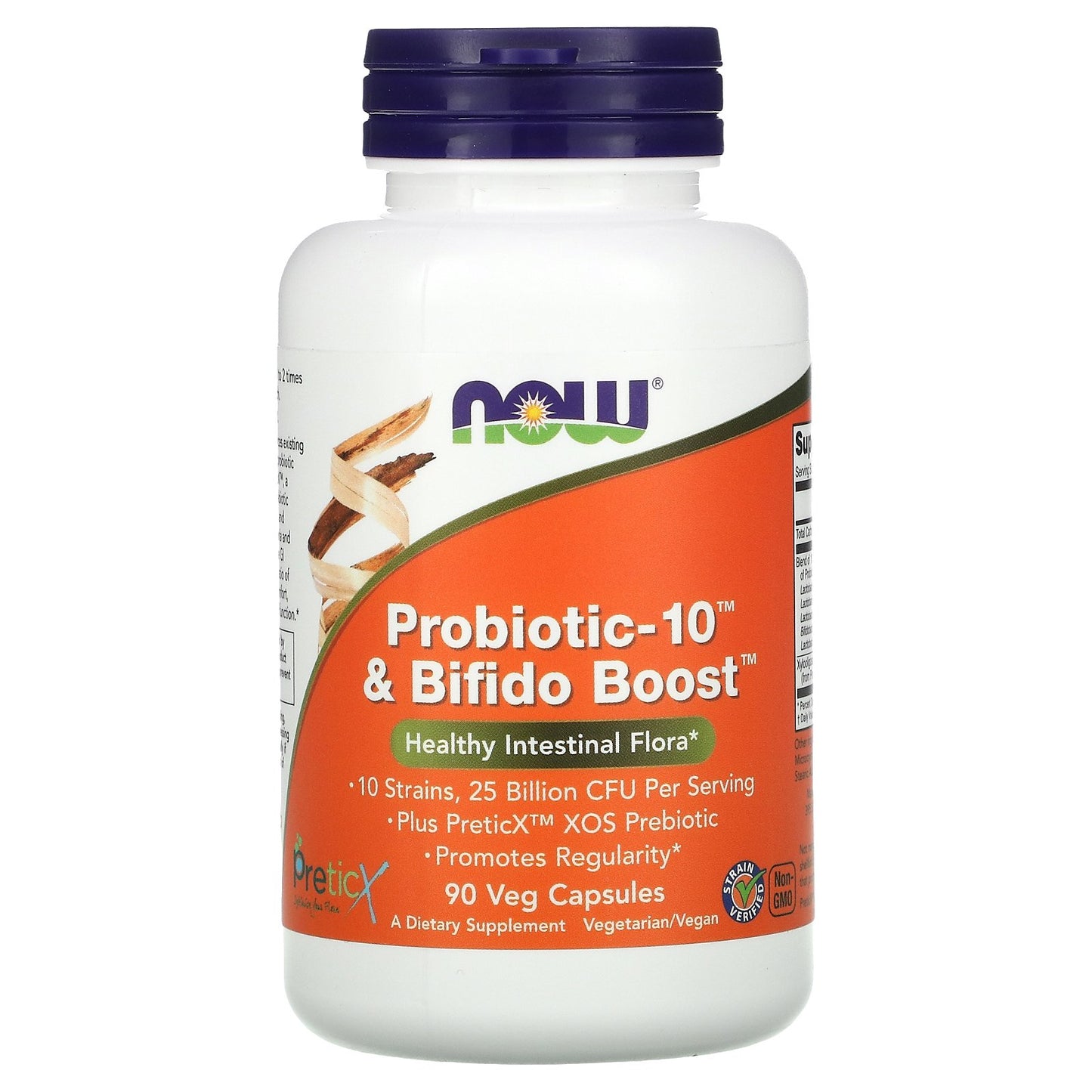 NOW Foods, Probiotic-10 & Bifido Boost, 25 Billion, 90 Veg Capsules (8.33 Billion Per Capsule)