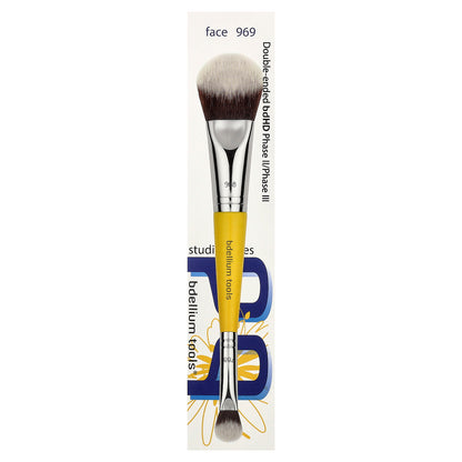 Bdellium Tools, Studio Series, Double-Ended Brush, Face 969, 1 Brush