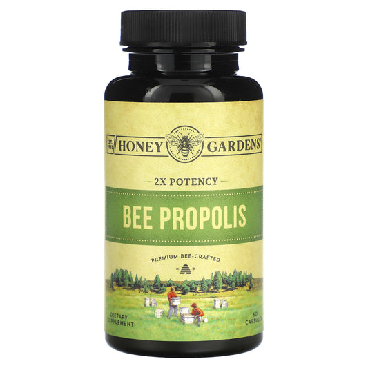 Zand, Bee Propolis, 2x Potency, 60 Capsules