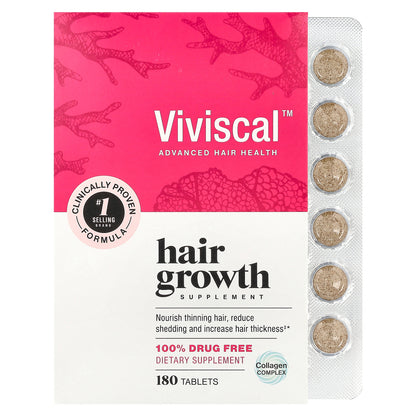 Viviscal, Hair Growth Supplement, 180 Tablets