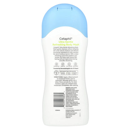 Cetaphil, Ultra Gentle Refreshing Body Wash, Refreshing Scent, 16.9 fl oz (500 ml)