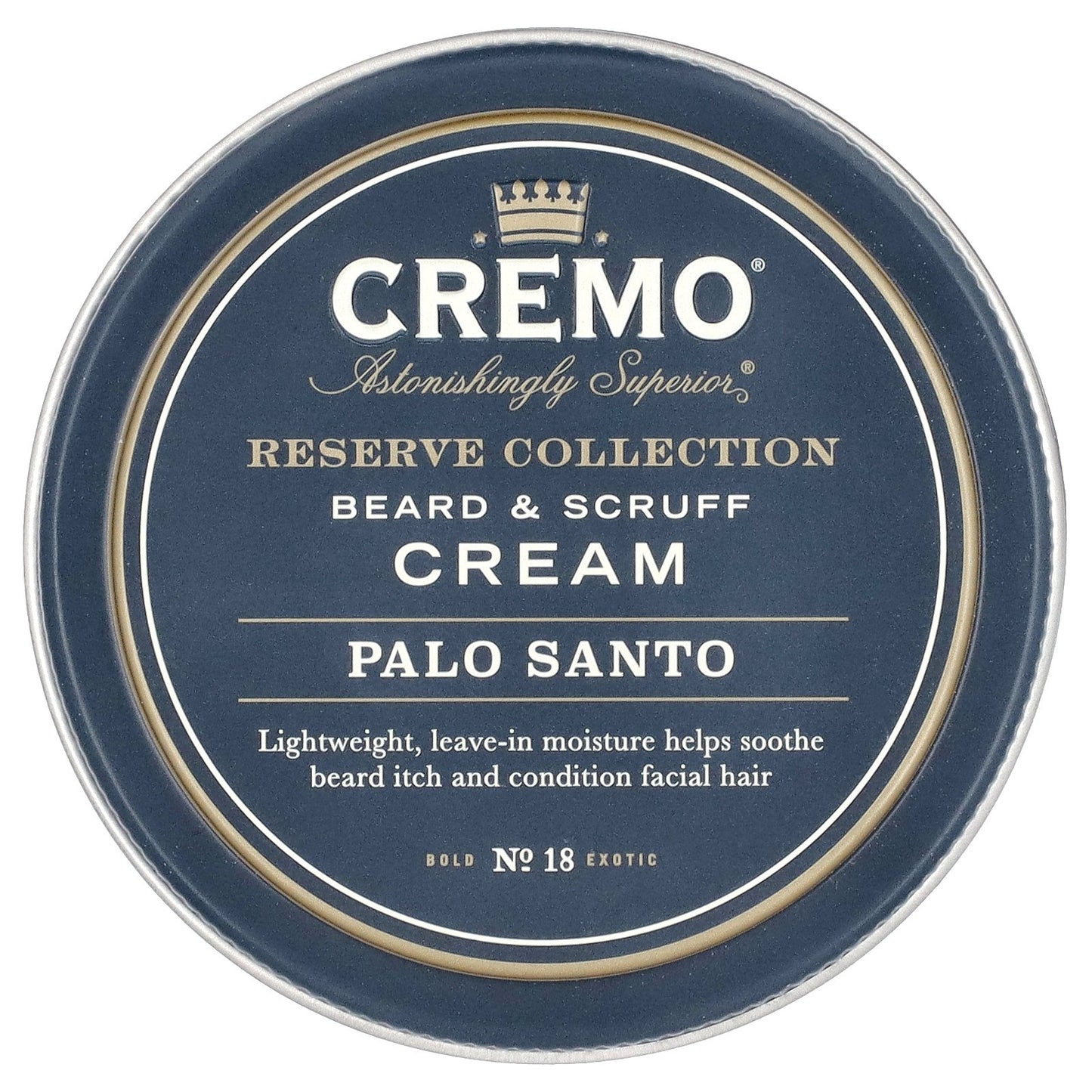 Cremo, Reserve Collection, Beard & Scruff Cream, Palo Santo, 4 oz (113 g)