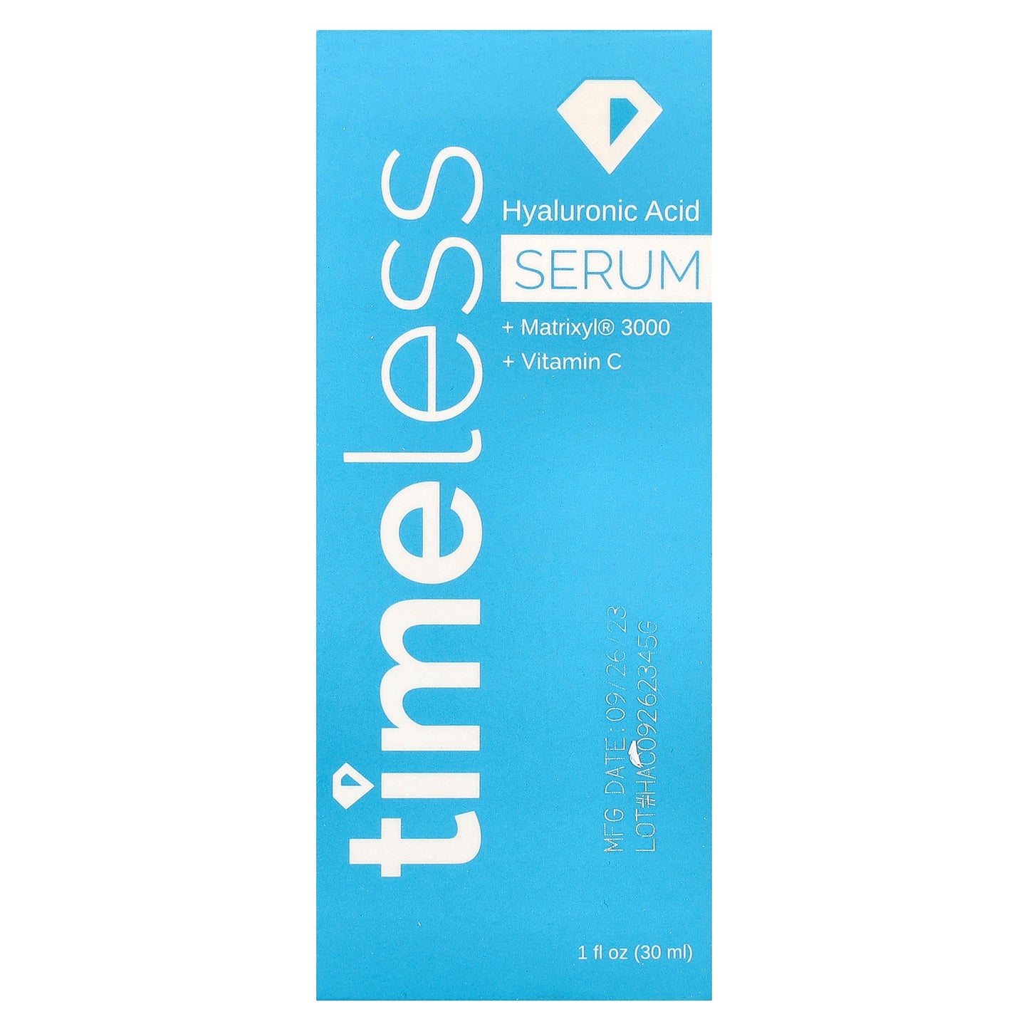 Timeless Skin Care, Hyaluronic Acid Serum, 1 fl oz (30 ml)