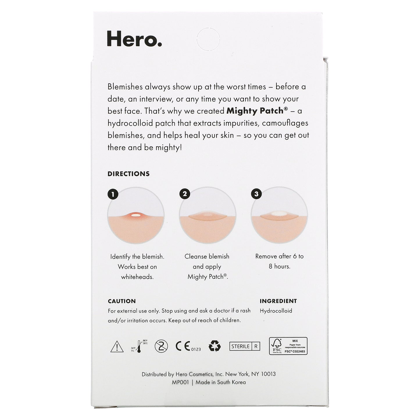 Hero Cosmetics, Mighty Patch® The Original, 36 Patches