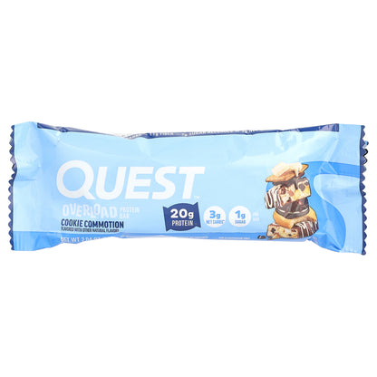 Quest Nutrition, Overload Protein Bar, Cookie Commotion, 12 Bars, 2.04 oz (58 g) Each