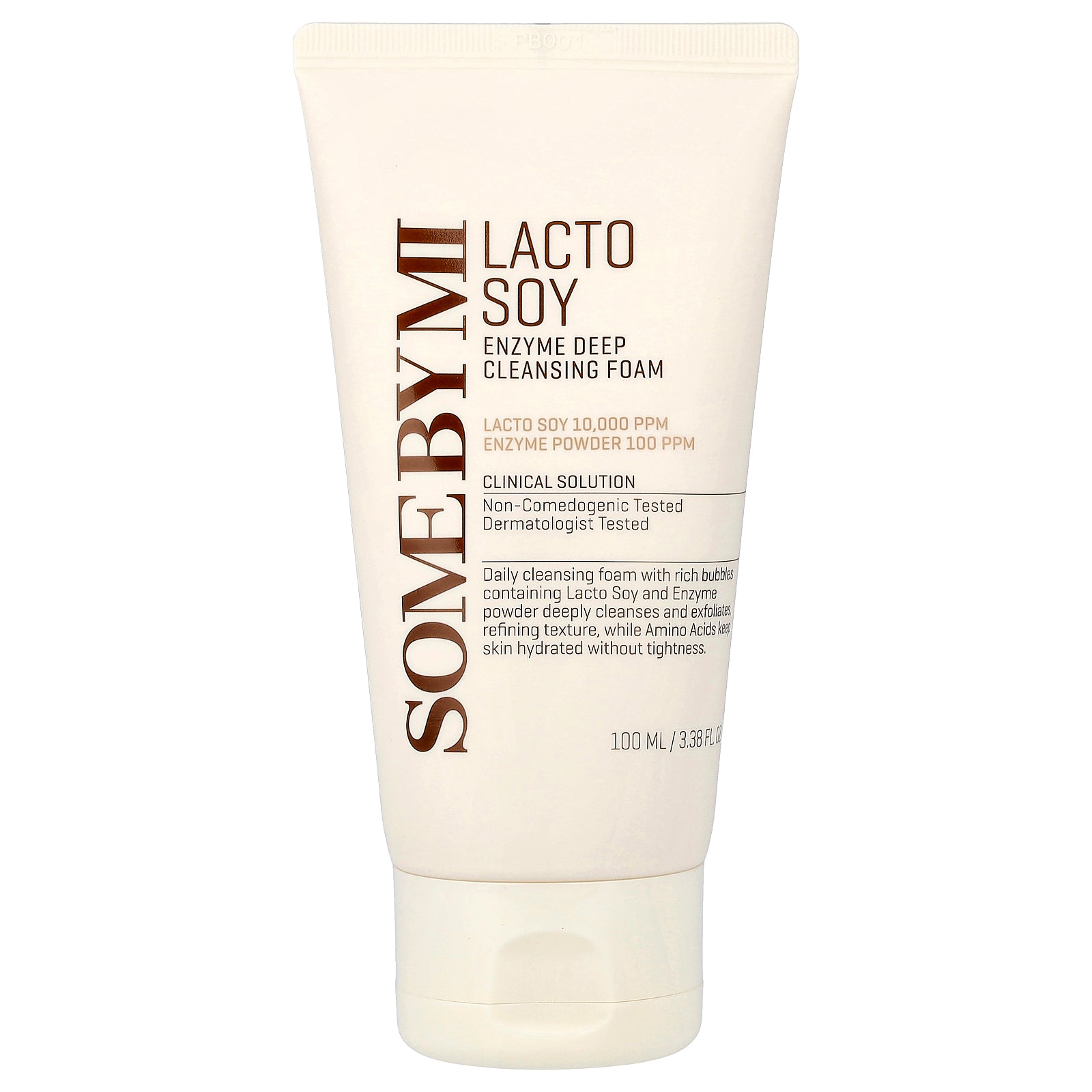 SOME BY MI, Lacto Soy, Enzyme Deep Cleansing Foam, 3.38 fl oz (100 ml)