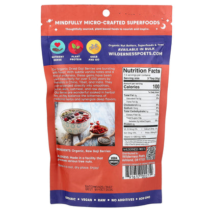 Wilderness Poets, Goji Berries, 8 oz (226 g)